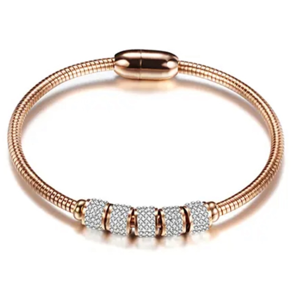 Rose Gold Filled Cubic Zirconia Bracelet
